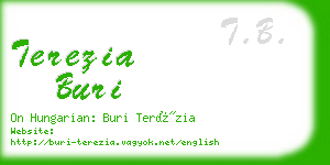 terezia buri business card